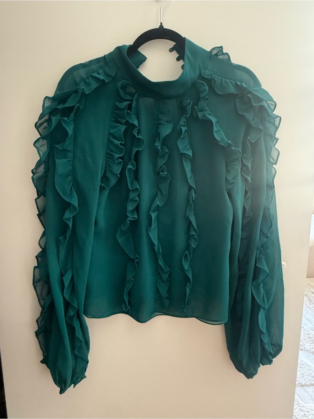 PatBO Ruffle Long-Sleeve Top - Picture 3 of 6